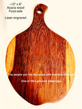 Apple shaped Family Board