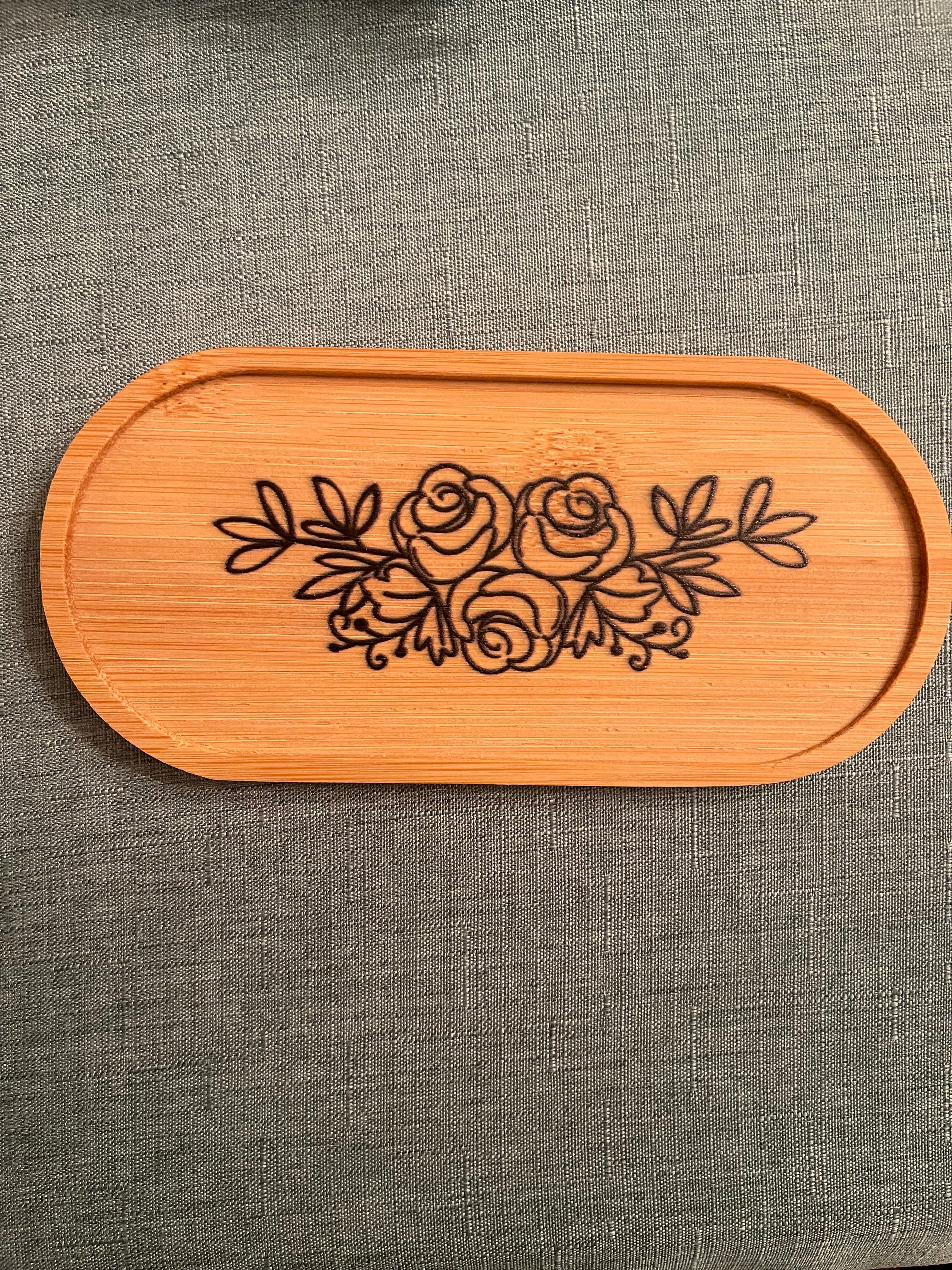 Roses Jewelry and Trinket Tray
