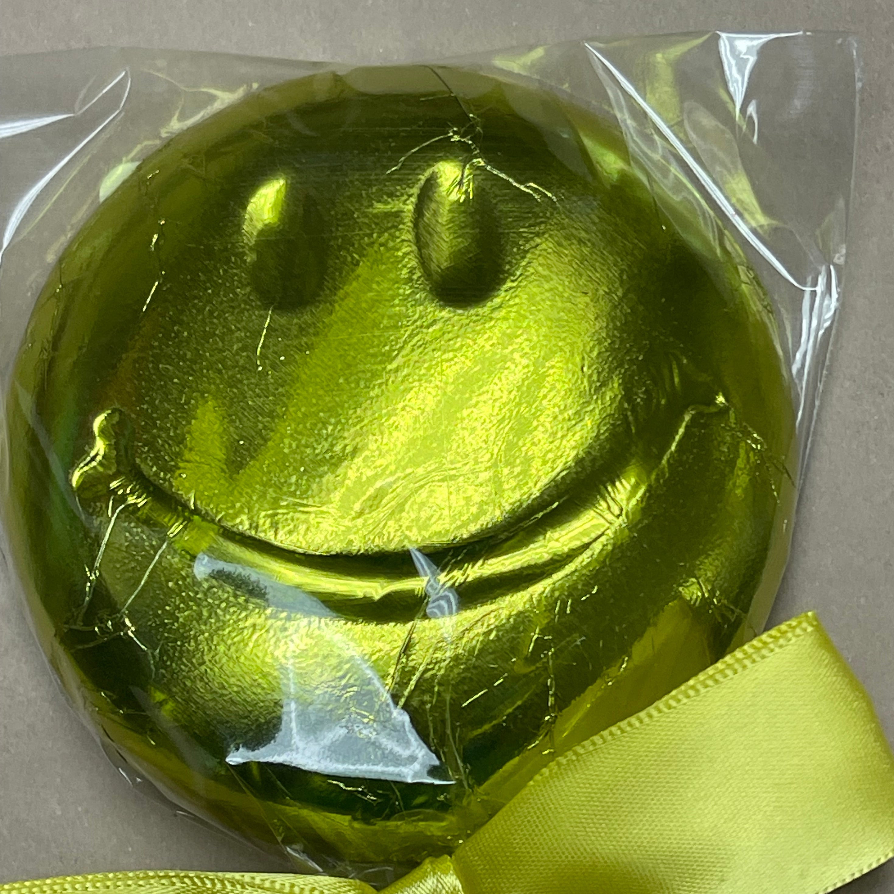 Smiley Face Large Chocolate Lollipop