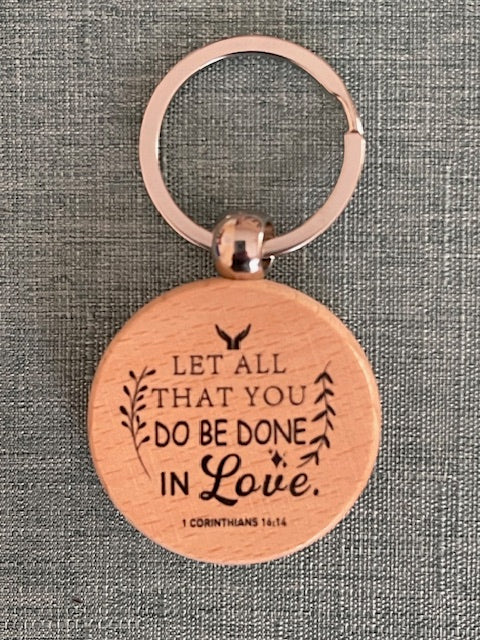 Inspirational Keychain (Select Your Phrase)