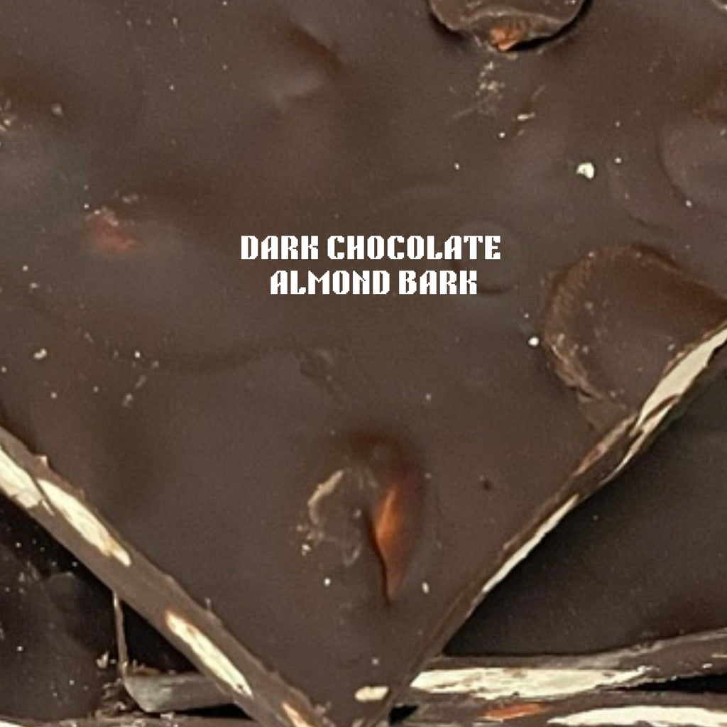Dark Chocolate Almond Bark 6 Pieces