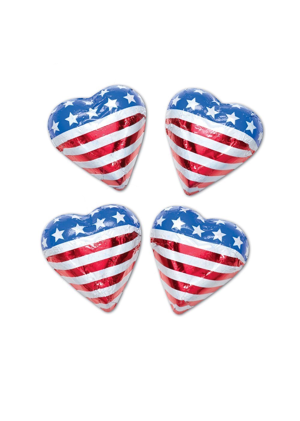 Solid Milk Chocolate America Heart 6 oz