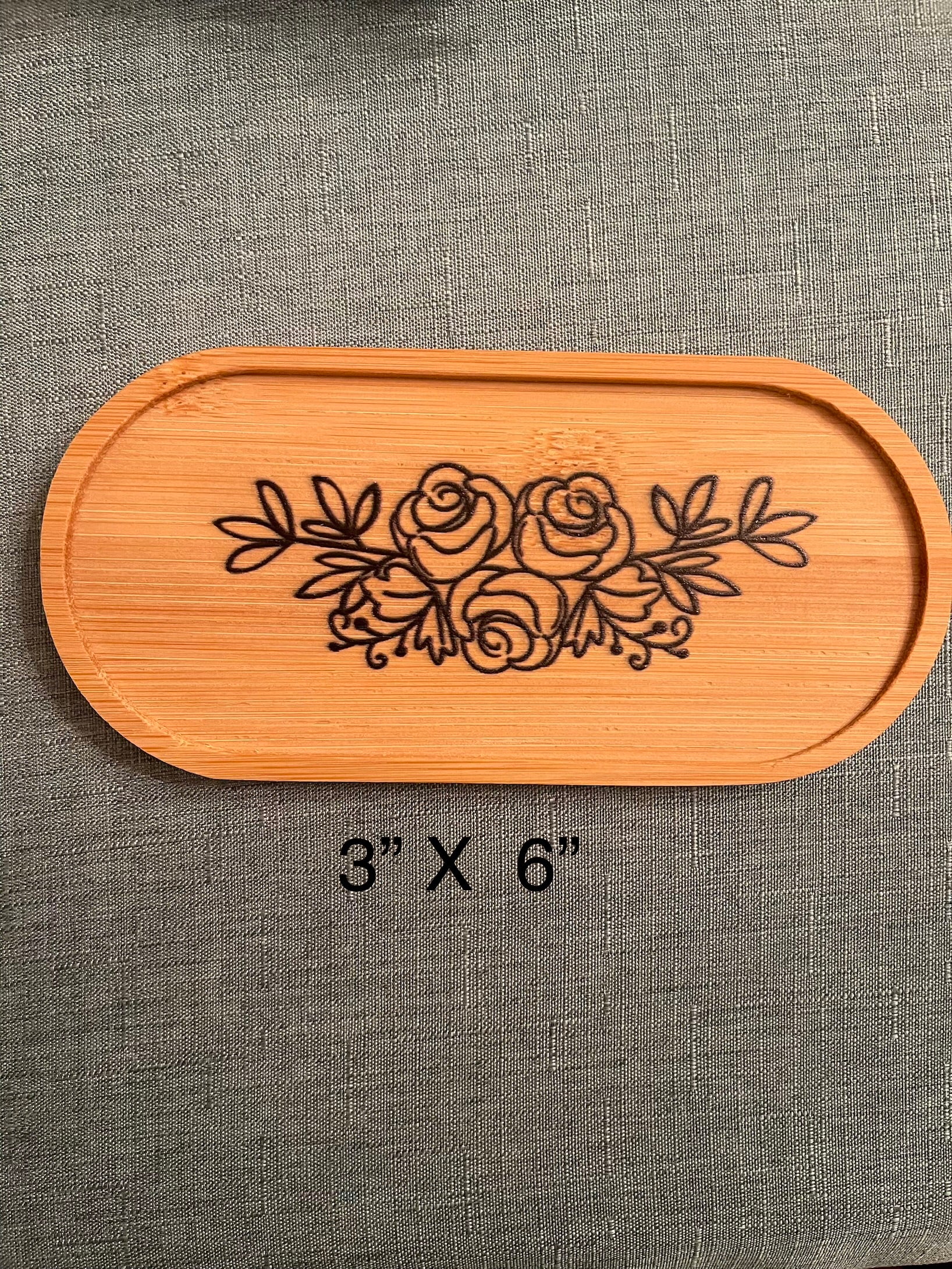 Roses Jewelry and Trinket Tray