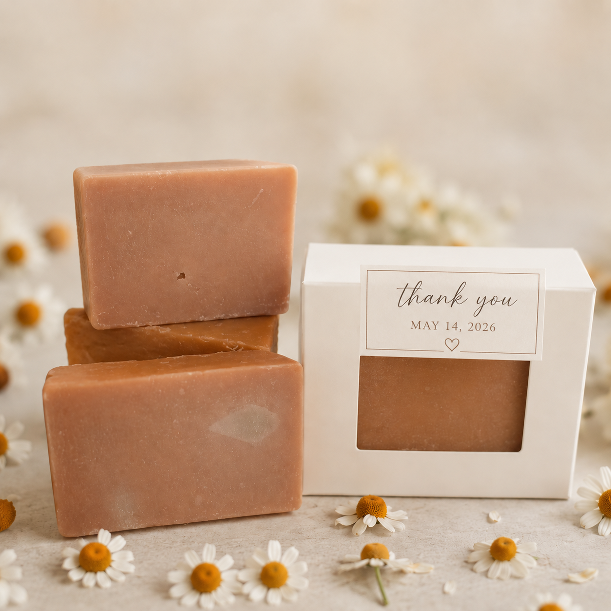 Apricot Chamomile Artisan Soap Party Favors (5/10/25)