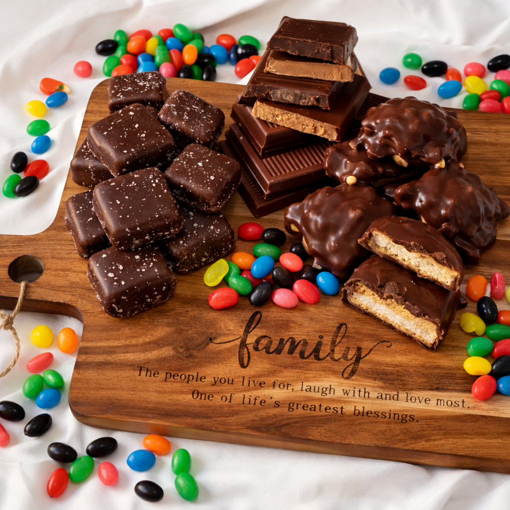 Family Wood Engraved Board