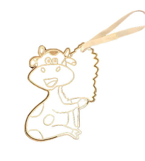 Engraved in acrylic, original artwork design to be used as an ornament or suncatcher. 