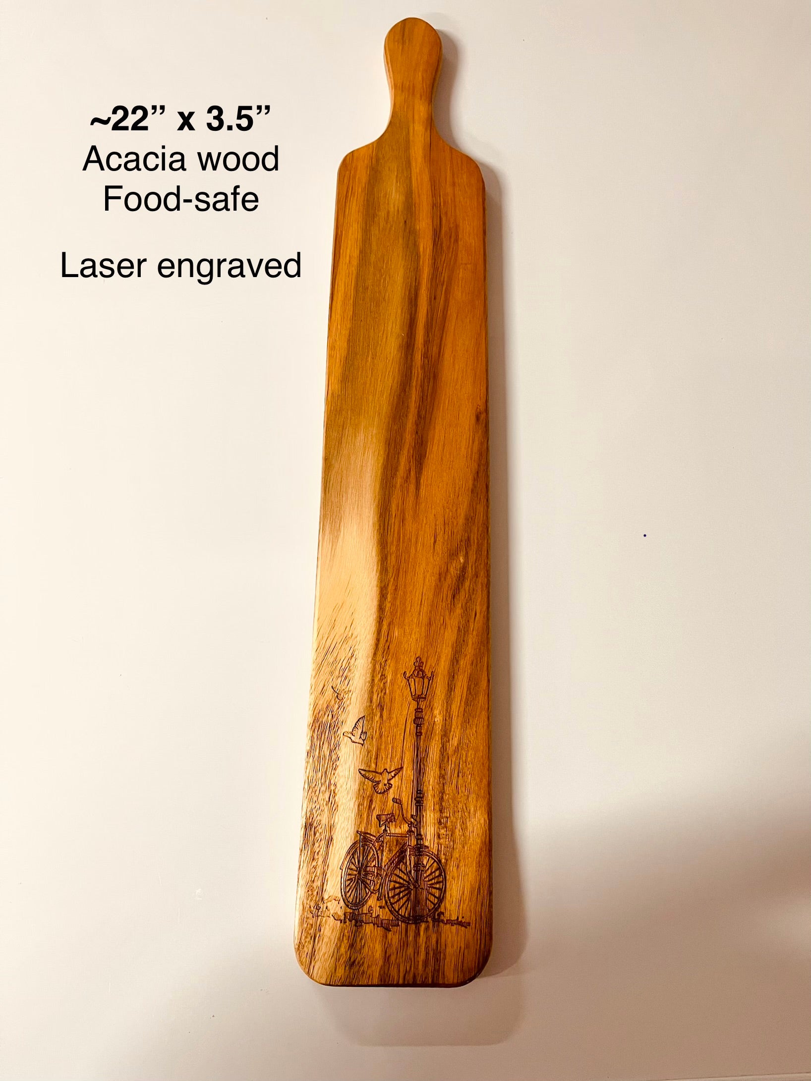 Wood Engraved Slim Board