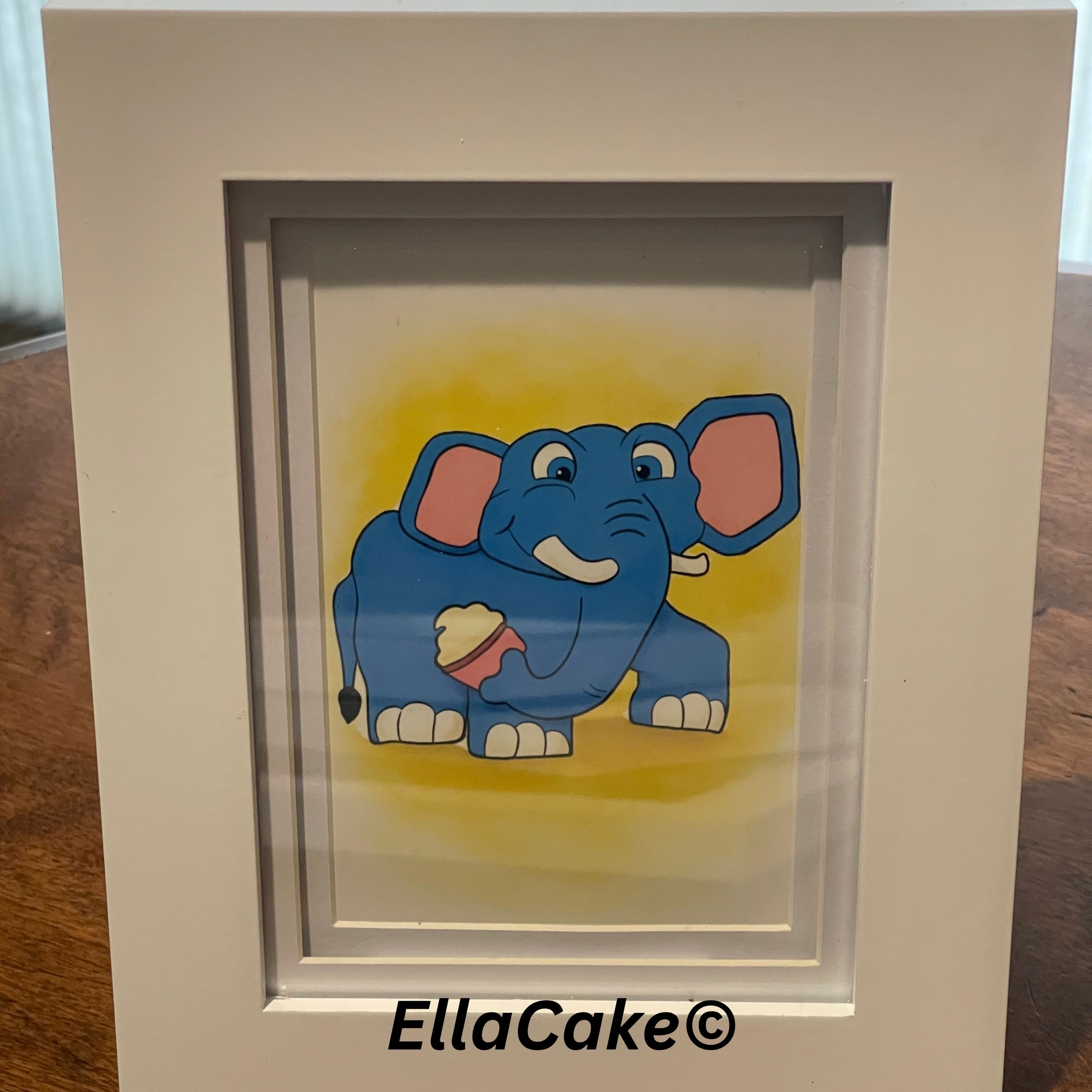 Framed ChocoPig  & EllaCake Prints