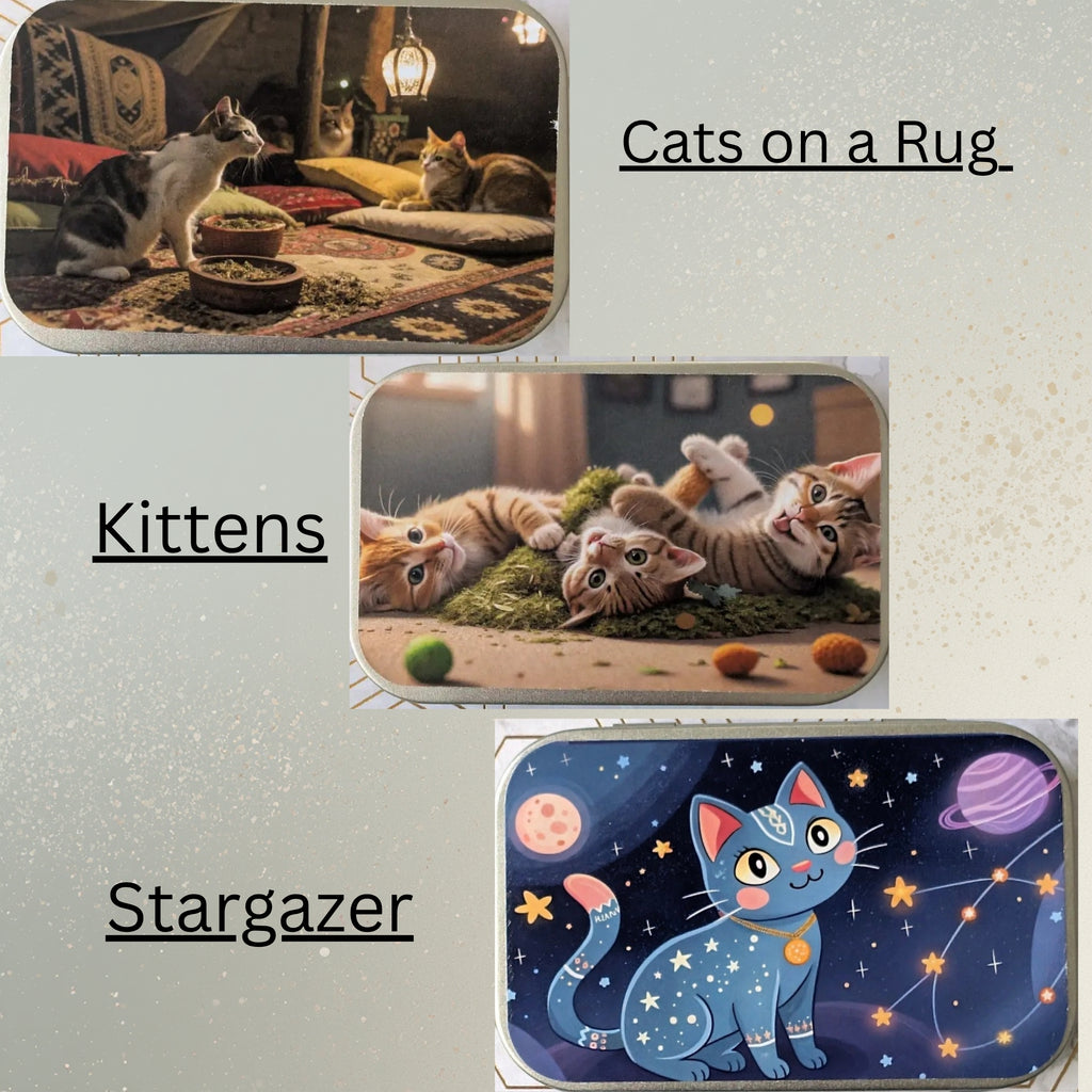 Catnip Tin with Freshly Sealed Catnip
