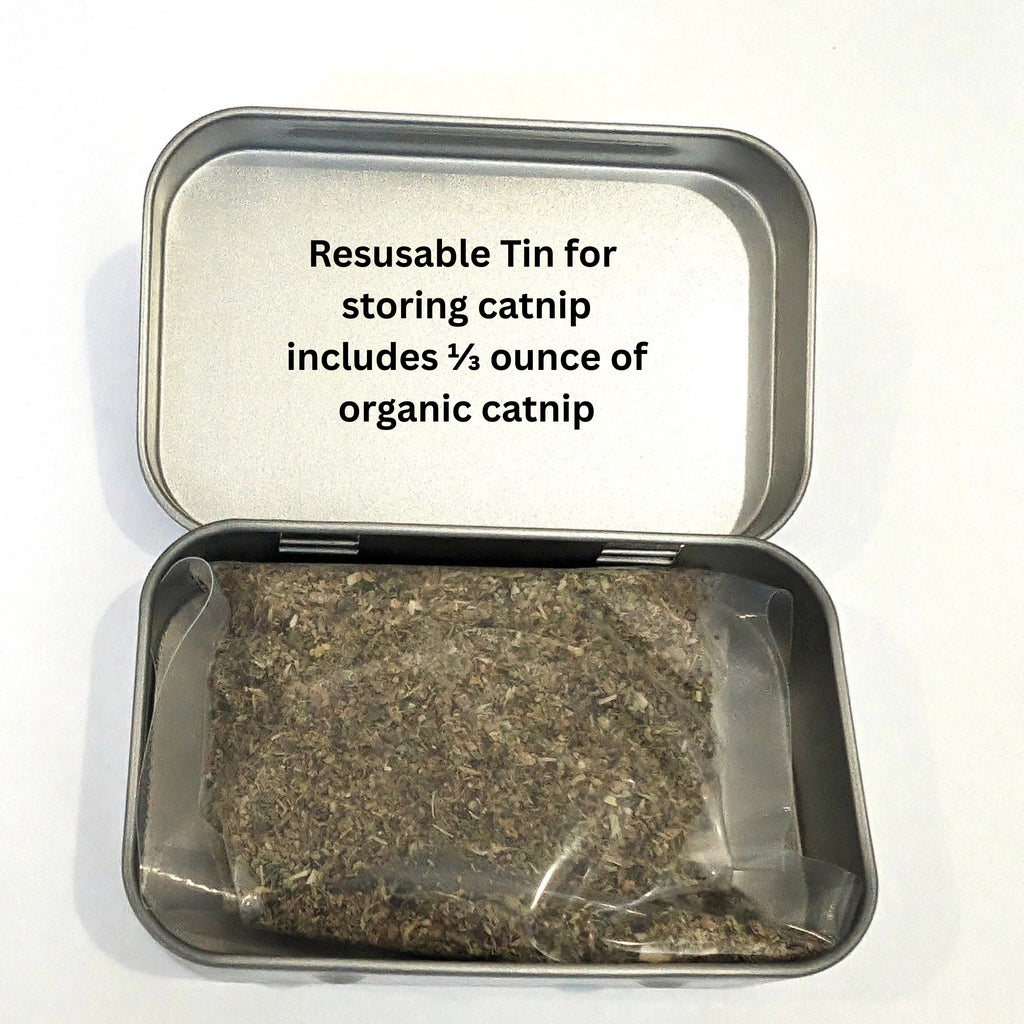 Catnip Tin with Freshly Sealed Catnip