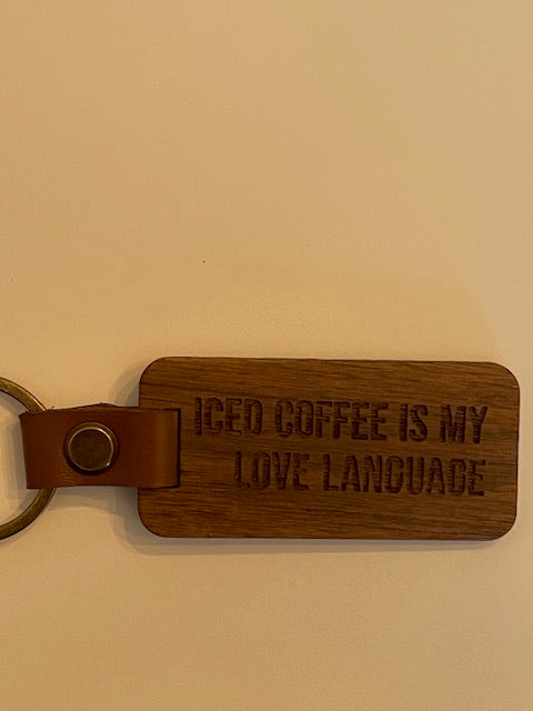 Wood Engraved KeyChain