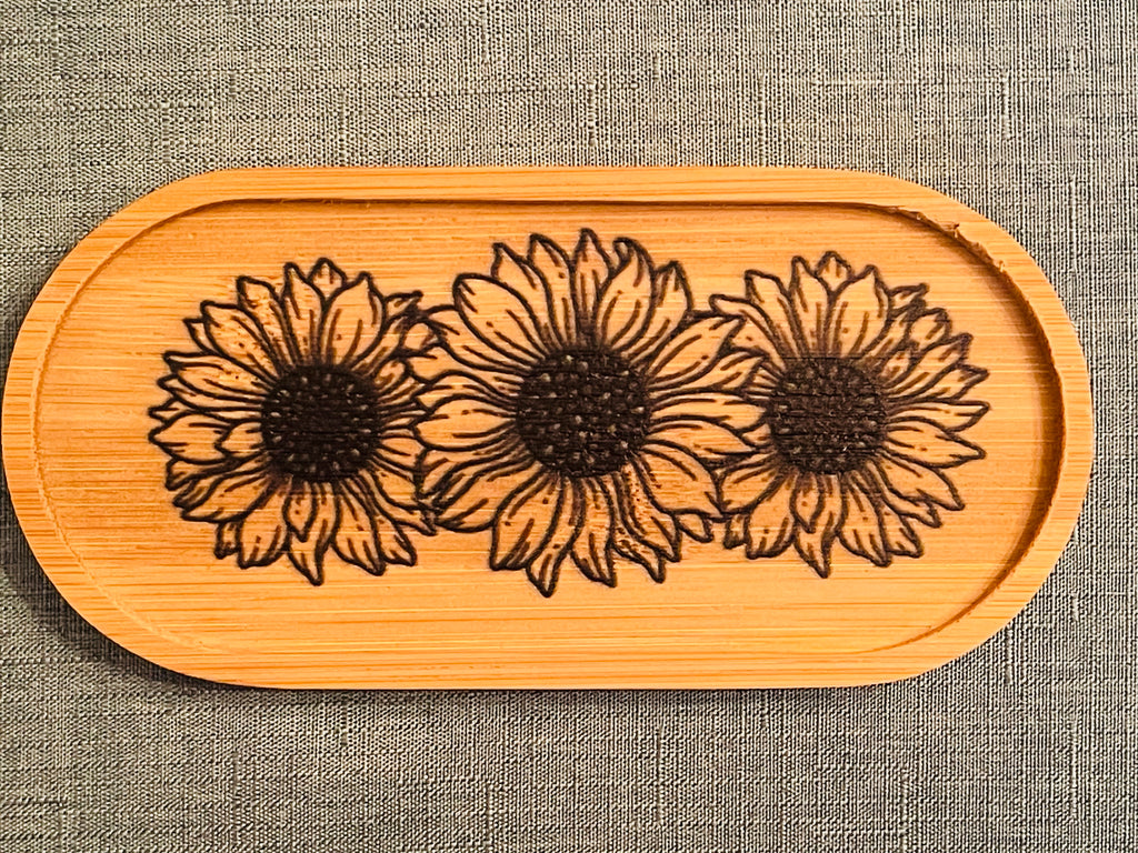 Sunflower Jewelry and Trinket Tray