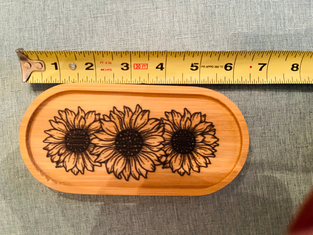 Sunflower Jewelry and Trinket Tray
