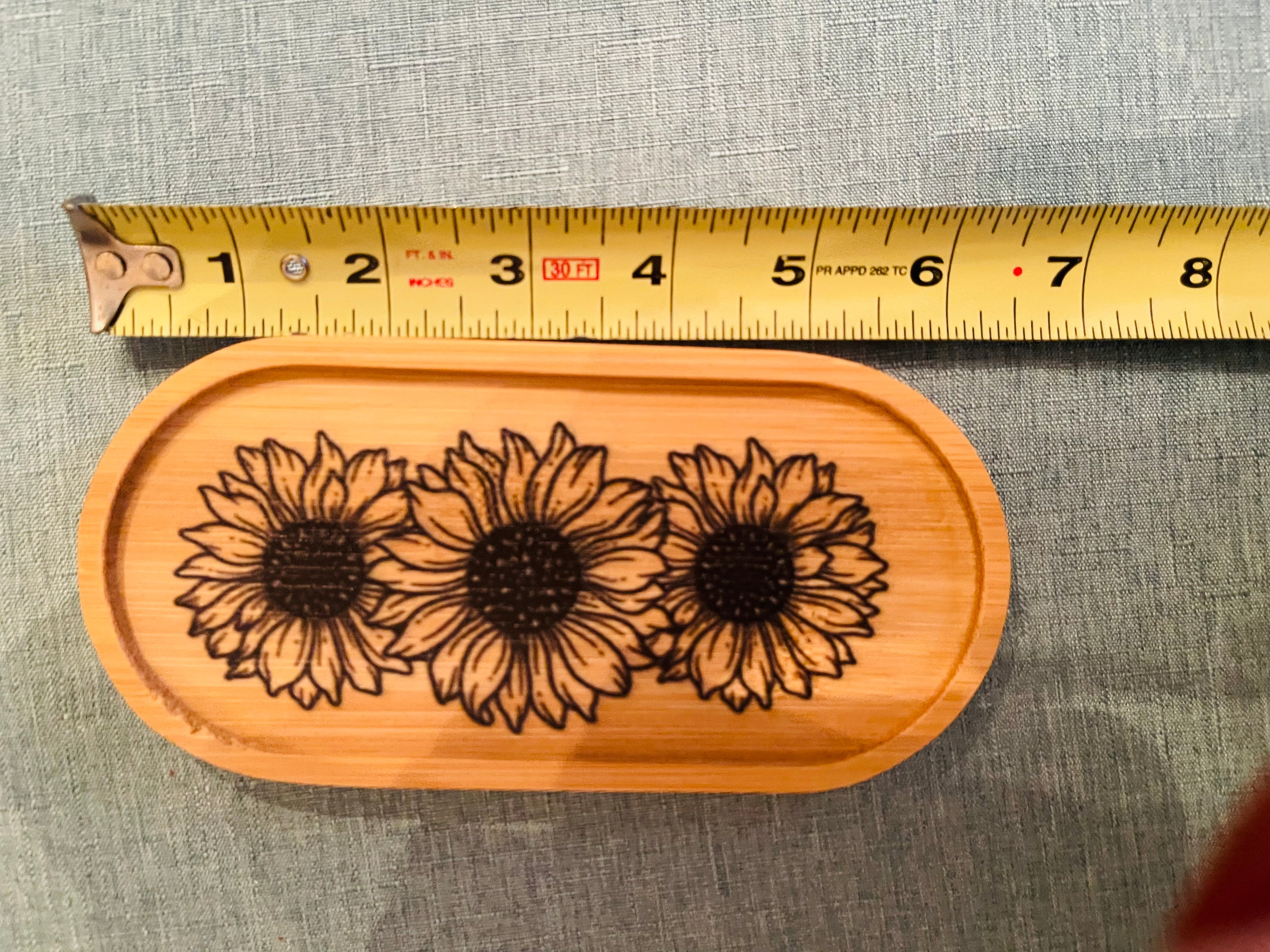 Sunflower Jewelry and Trinket Tray