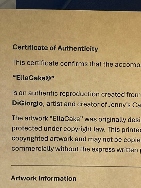 Framed EllaCake Print