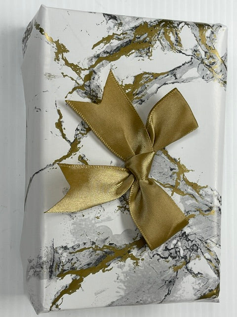 Gift Wrapped Charcoal Aloe Soap Bar & Tray