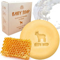 Goat Milk and Honey Baby Soap with Bamboo Soap Holder