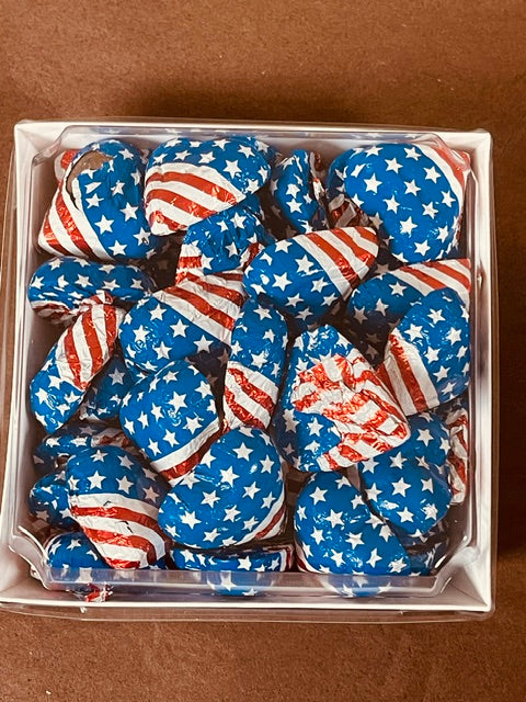 Solid Milk Chocolate America Heart 12oz