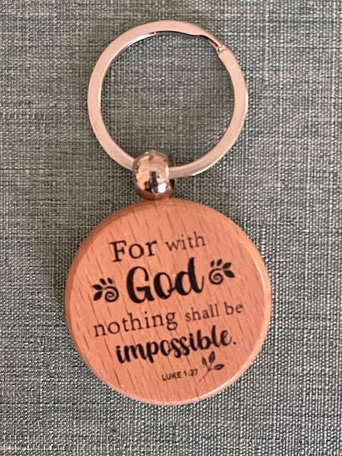 Inspirational Keychain (Select Your Phrase)