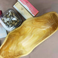 Wood Carved Oblong Bowl