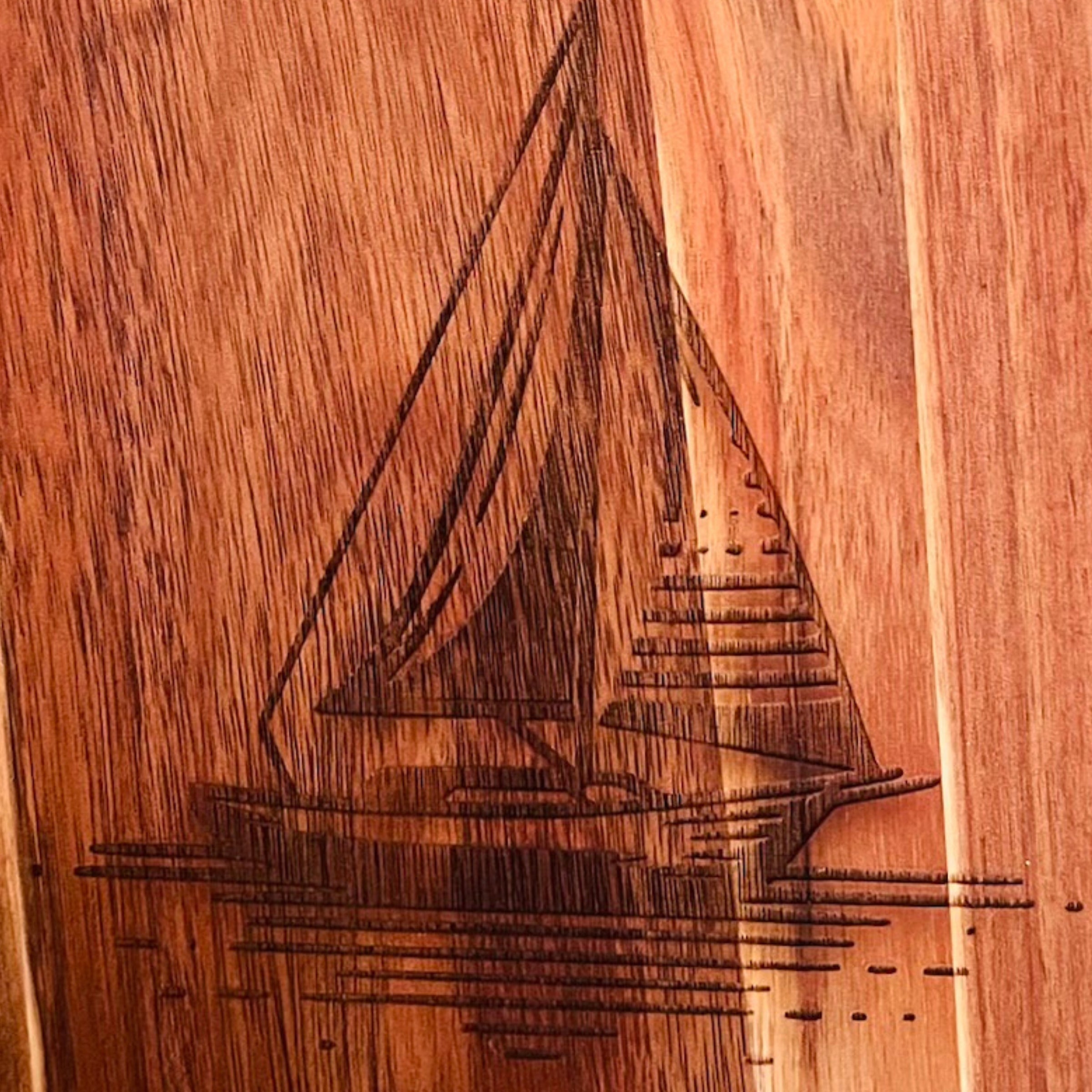Sailboat Acacia Board