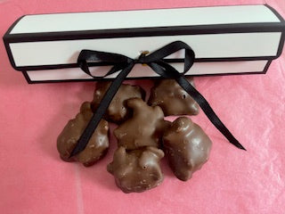 Chocolate candies boxed. 