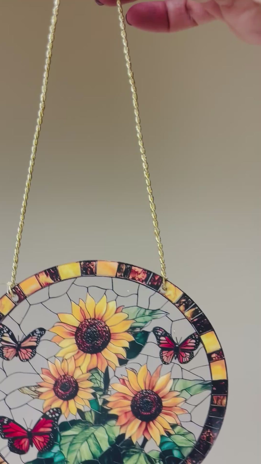 Sunflower Suncatcher